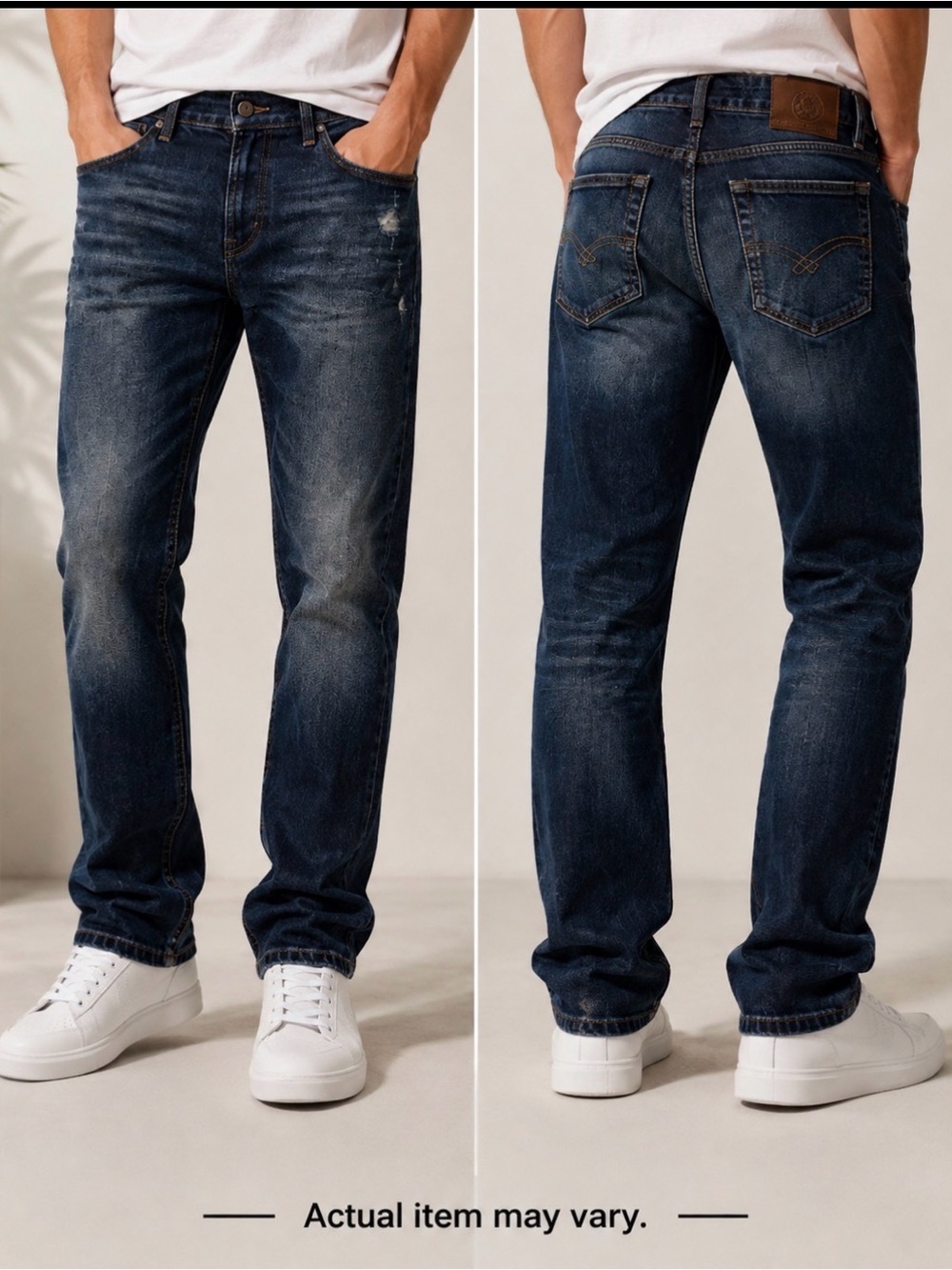 Bootlegger The Real McCoy Men’s Dark Wash Straight Leg Jeans